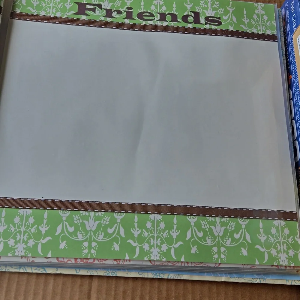 Floral Blue Home Office Binder